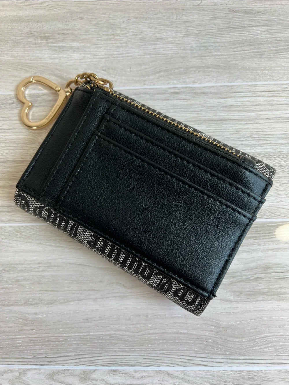 Juicy Couture Strawberry Logo Repeat Trifold Wallet